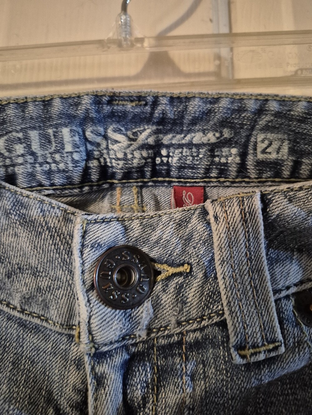 Guess Womens Light Blue Skinny Jeans